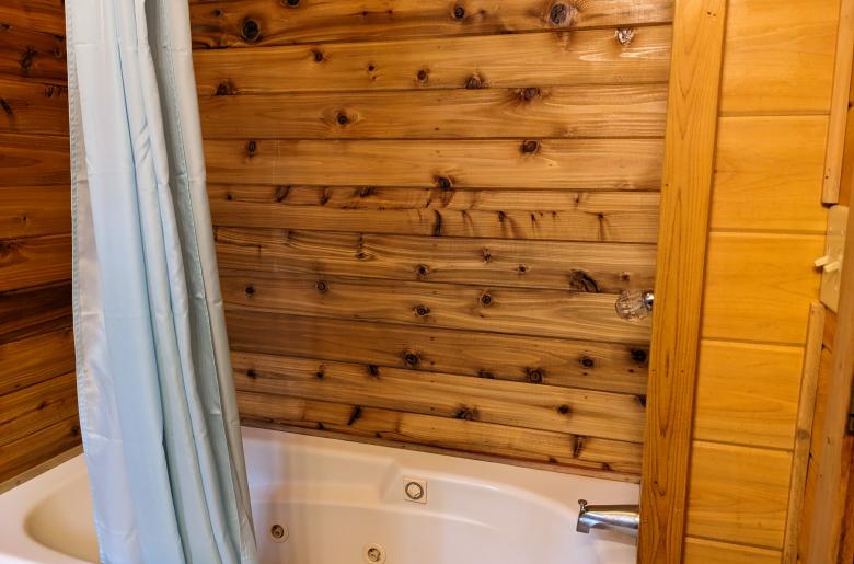 Sunbeam's whirlpool tub/shower.